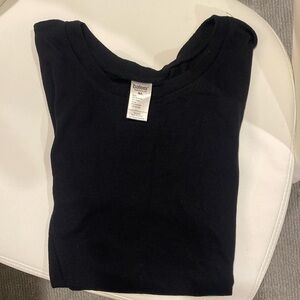 Super soft black hip hop tee